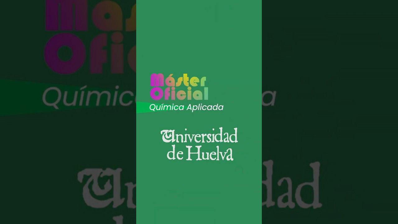 Máster Oficial en Química Aplicada